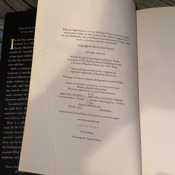 What the Night Knows by Dean Koontz​​​ - Picture 3 of 4